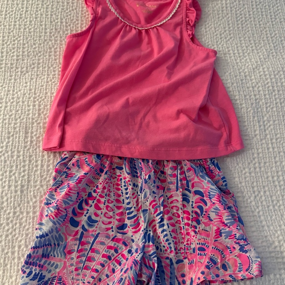 Lilly Pulitzer Girls tank & shorts